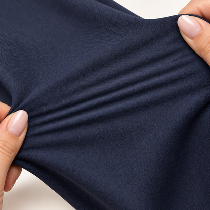 Bajolek MSK023 navy four-way-stretch fabric close-up