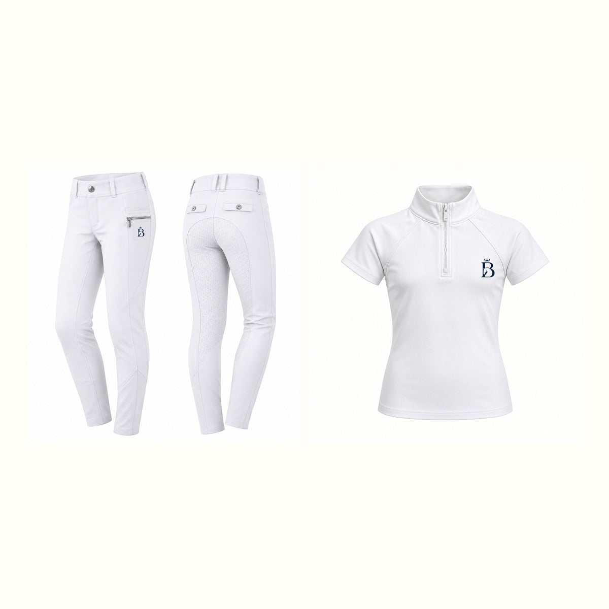 Bajolek junior riding set in White