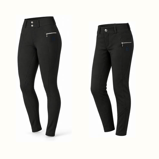 Bajolek Ride Together coordinated women’s and junior breeches in Black