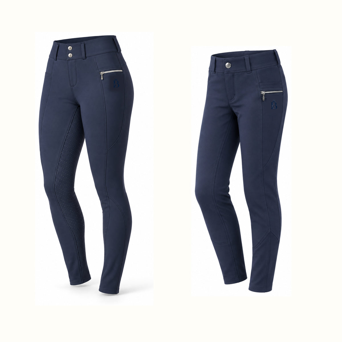 Bajolek Ride Together coordinated women’s Navy and junior Dark Blue breeches