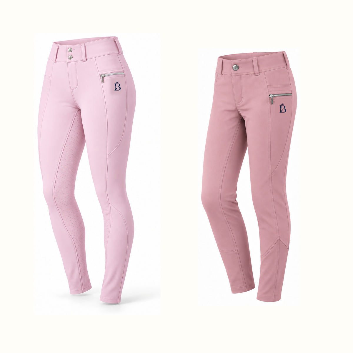 Bajolek Ride Together coordinated women’s and junior breeches in Pink